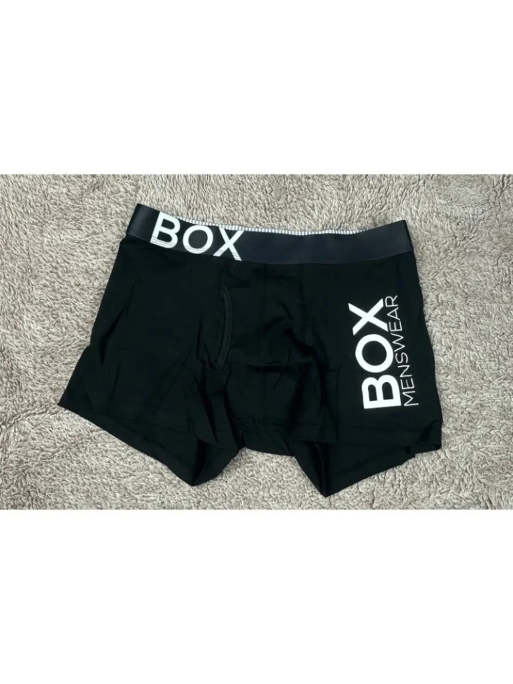 BOX MENSWEAR PREMIUM BOXERS BLACK Size Small New